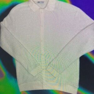 Men's White Sweater